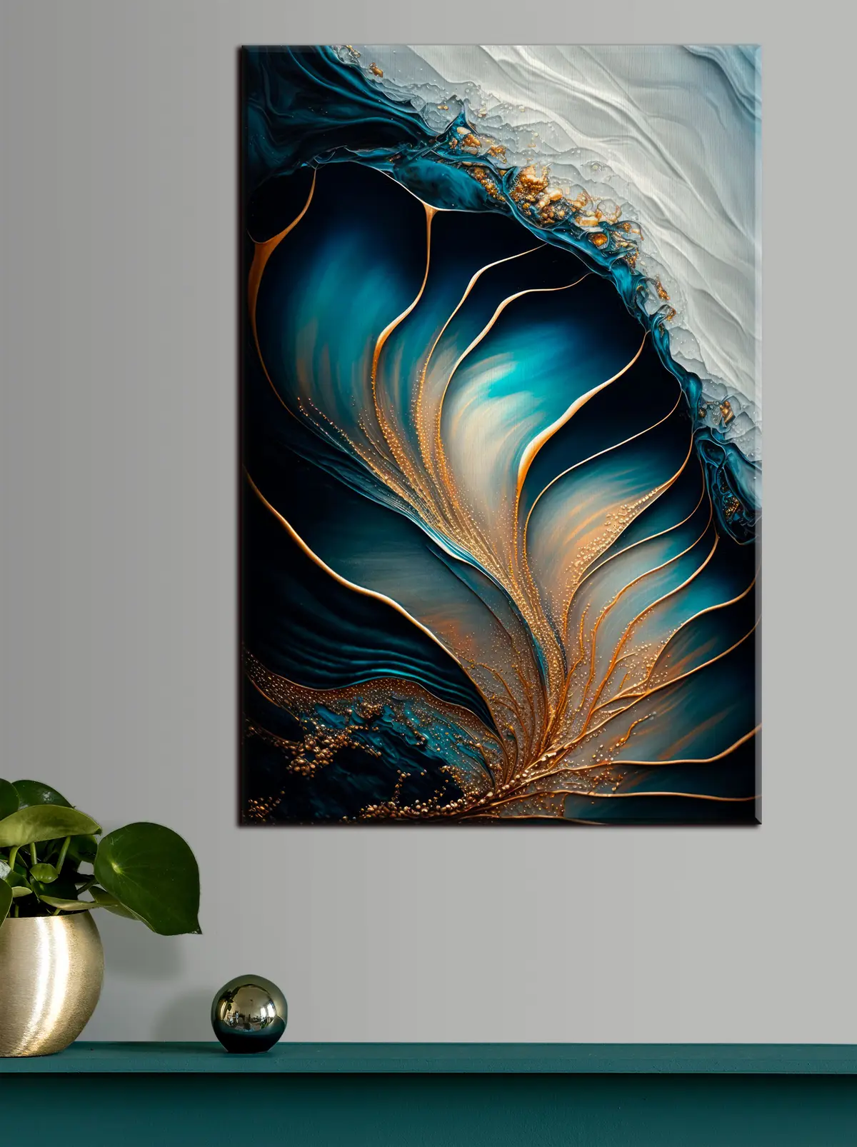  Schilderijen Exclusieve abstracte textuur als achtergrond s34441