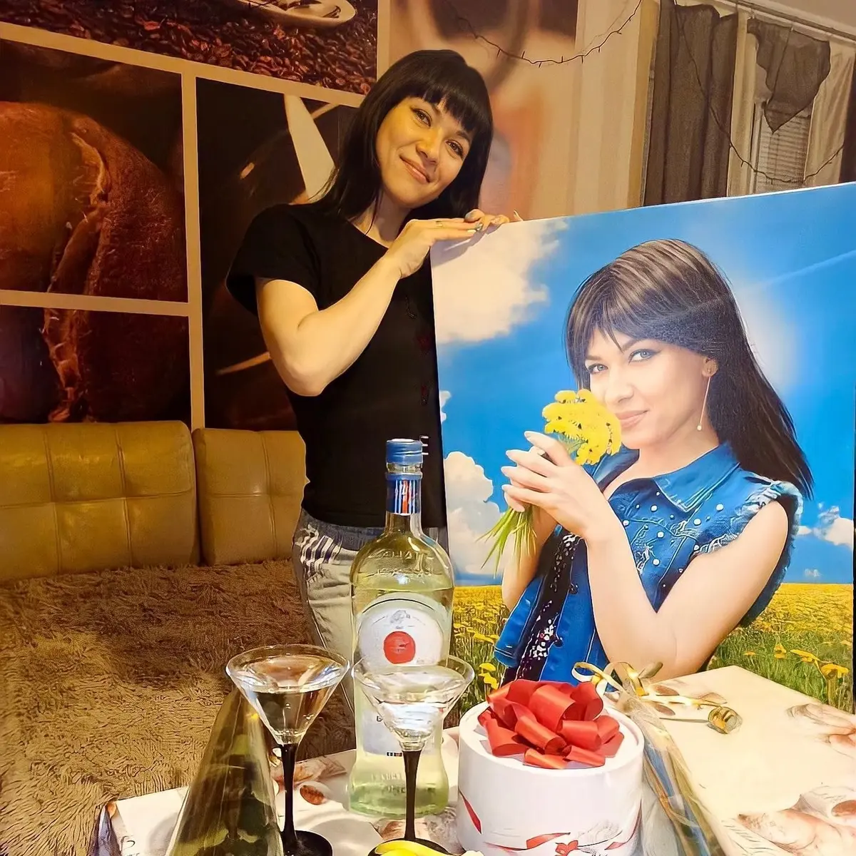  Peintures Photographie, bouteille et sourire s34648