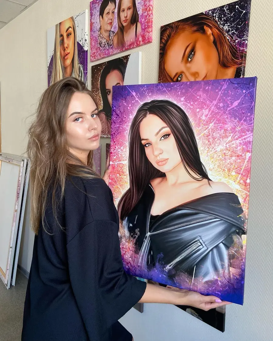  Peintures Pourpre, photographie au flash et geste s34660