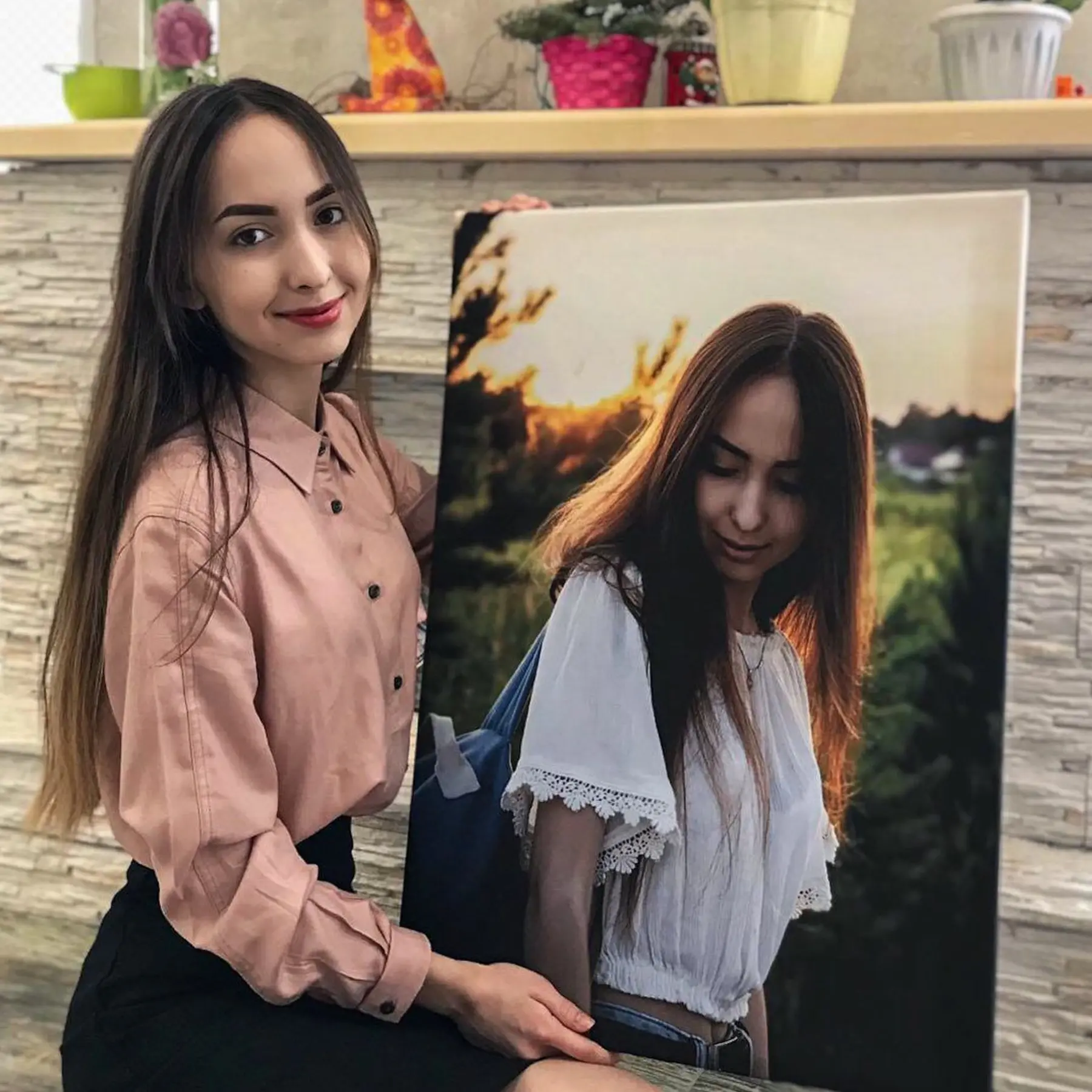  Schilderijen Haar-, lach- en flitsfotografie s34674