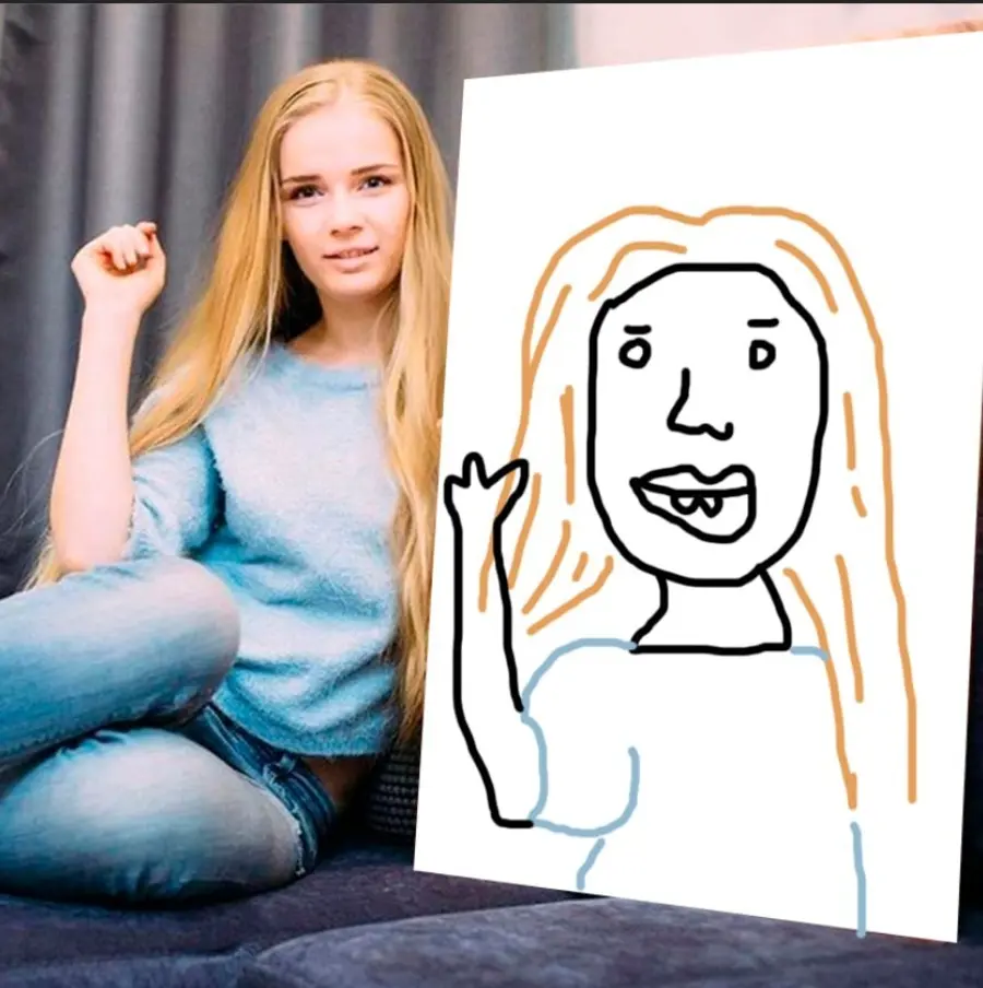  Peintures Jeans, coiffure et photographie au flash s34685