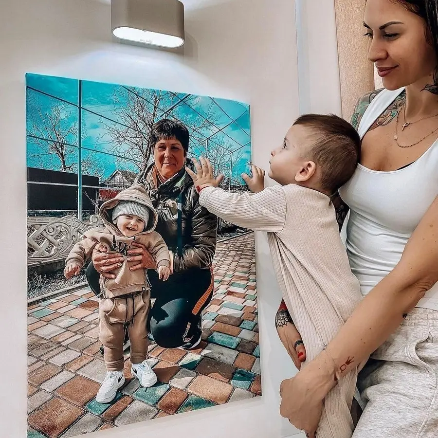  Peintures Cadre photo, confort et bonheur s34694