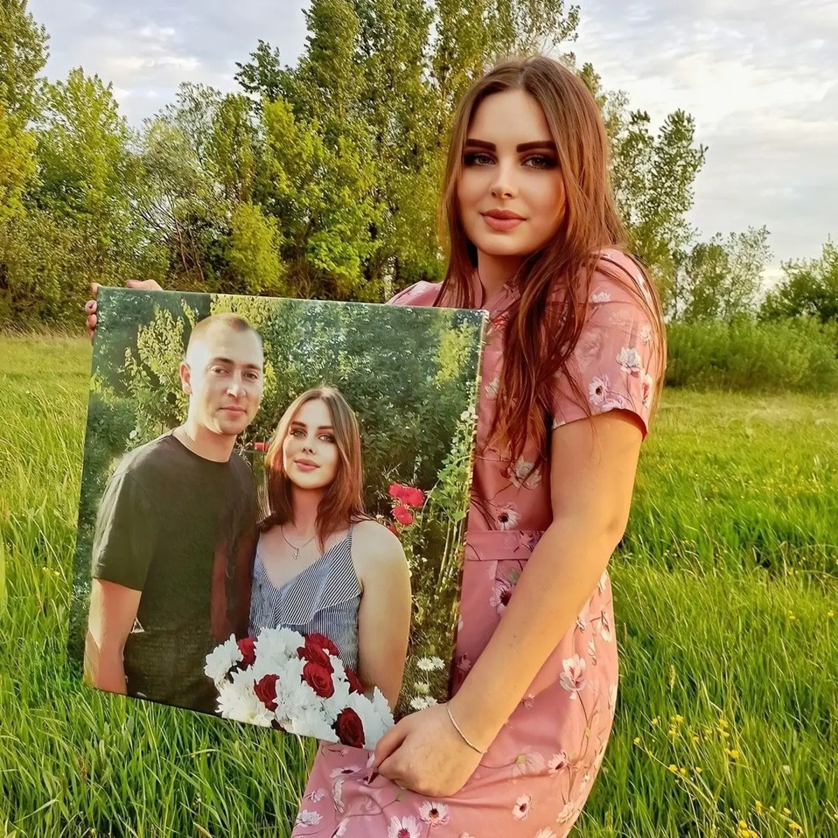  Peintures Cheveux, plantes et ciel s34714