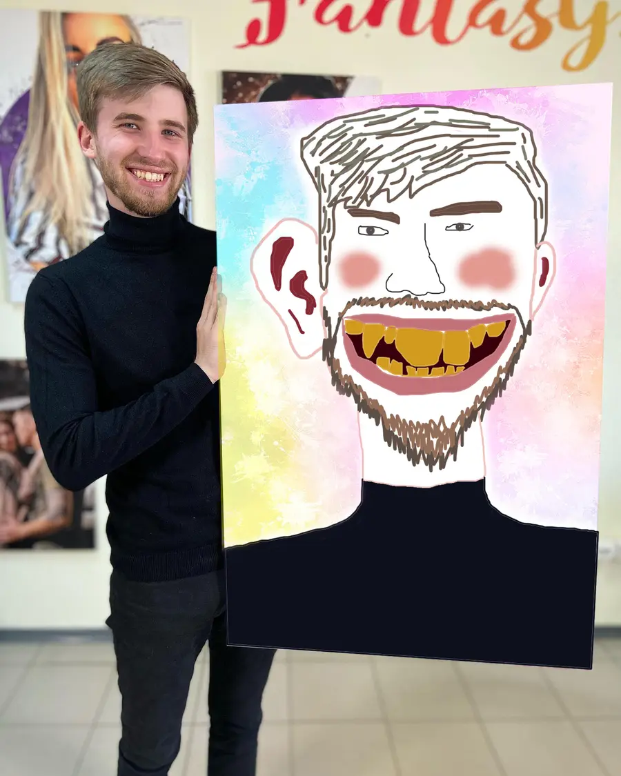  Peintures Cheveux, tête et sourire s34835