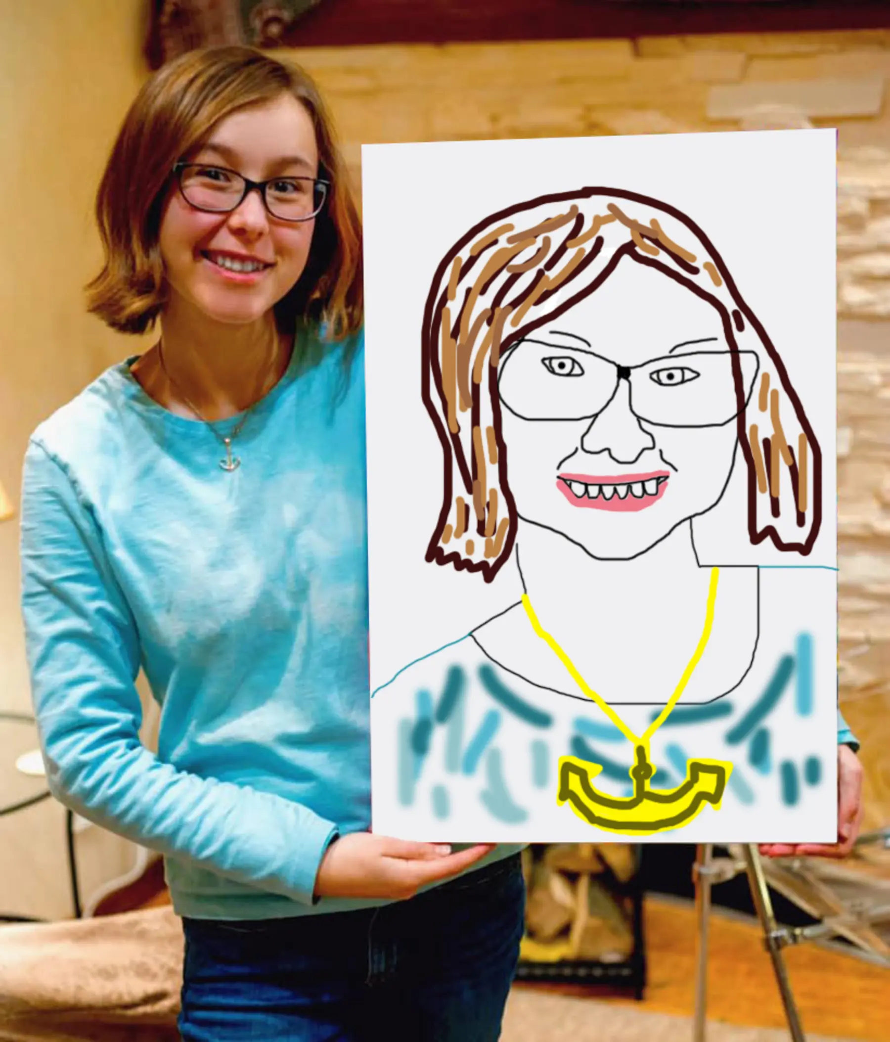  Peintures Lunettes, soins de la vue et sourire s34836