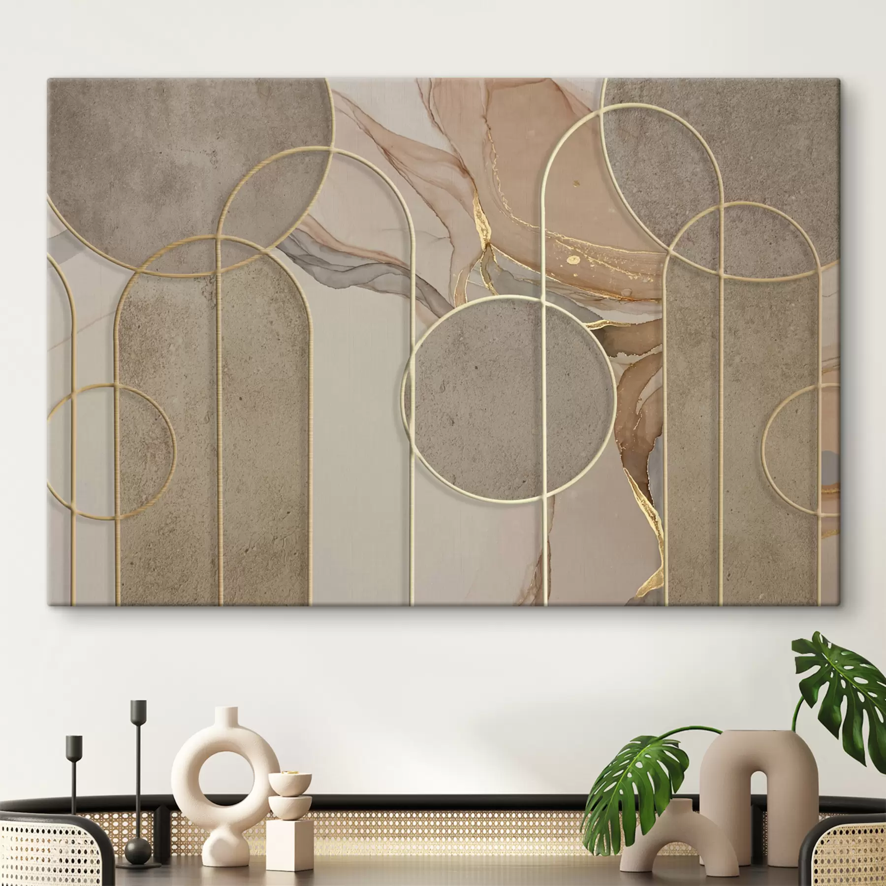  Schilderijen Aquarel grafische bogen s34773