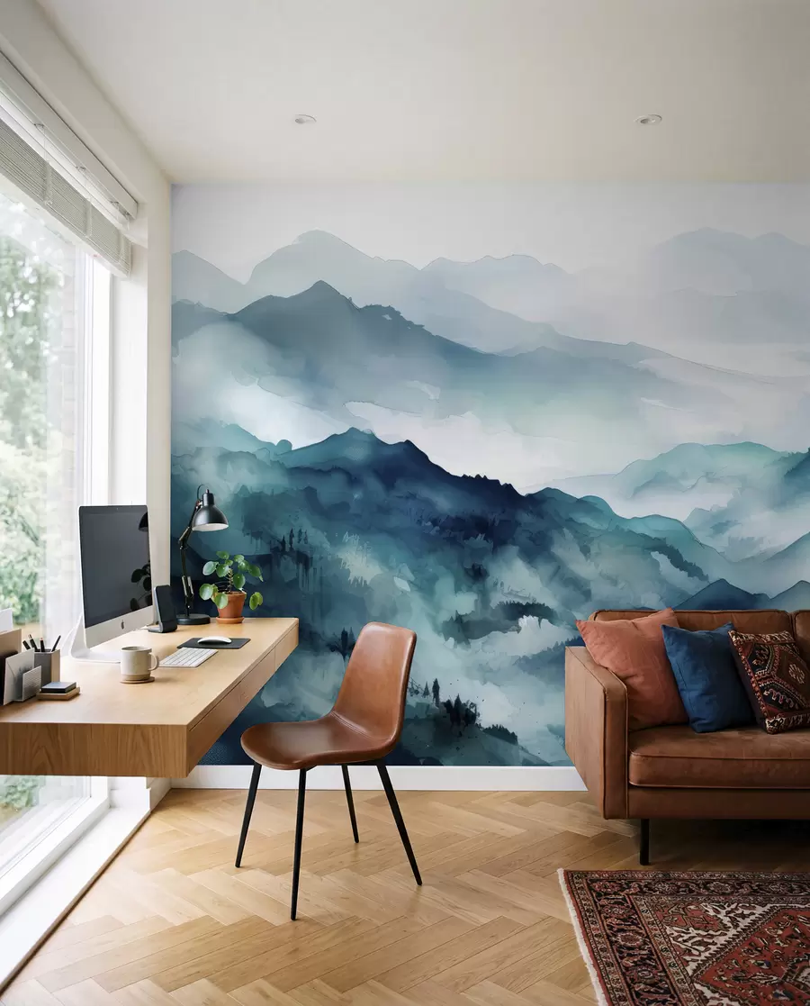 Fotobehang Berglandschap charme u96032