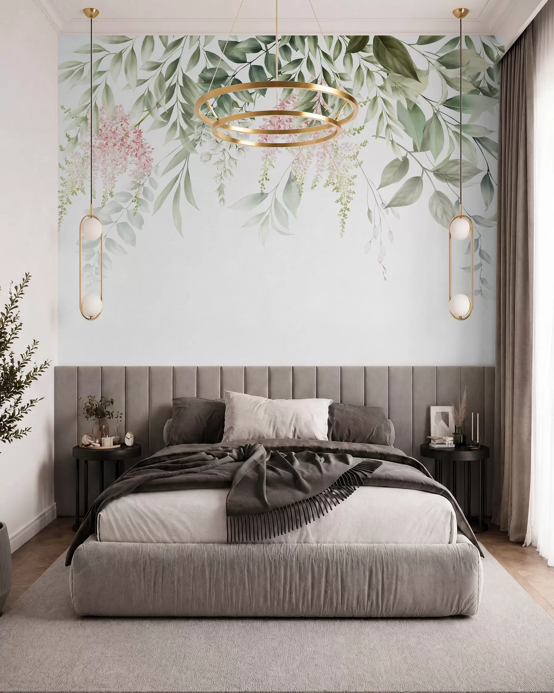 Papier peint photo Jardin suspendu au printemps u95923