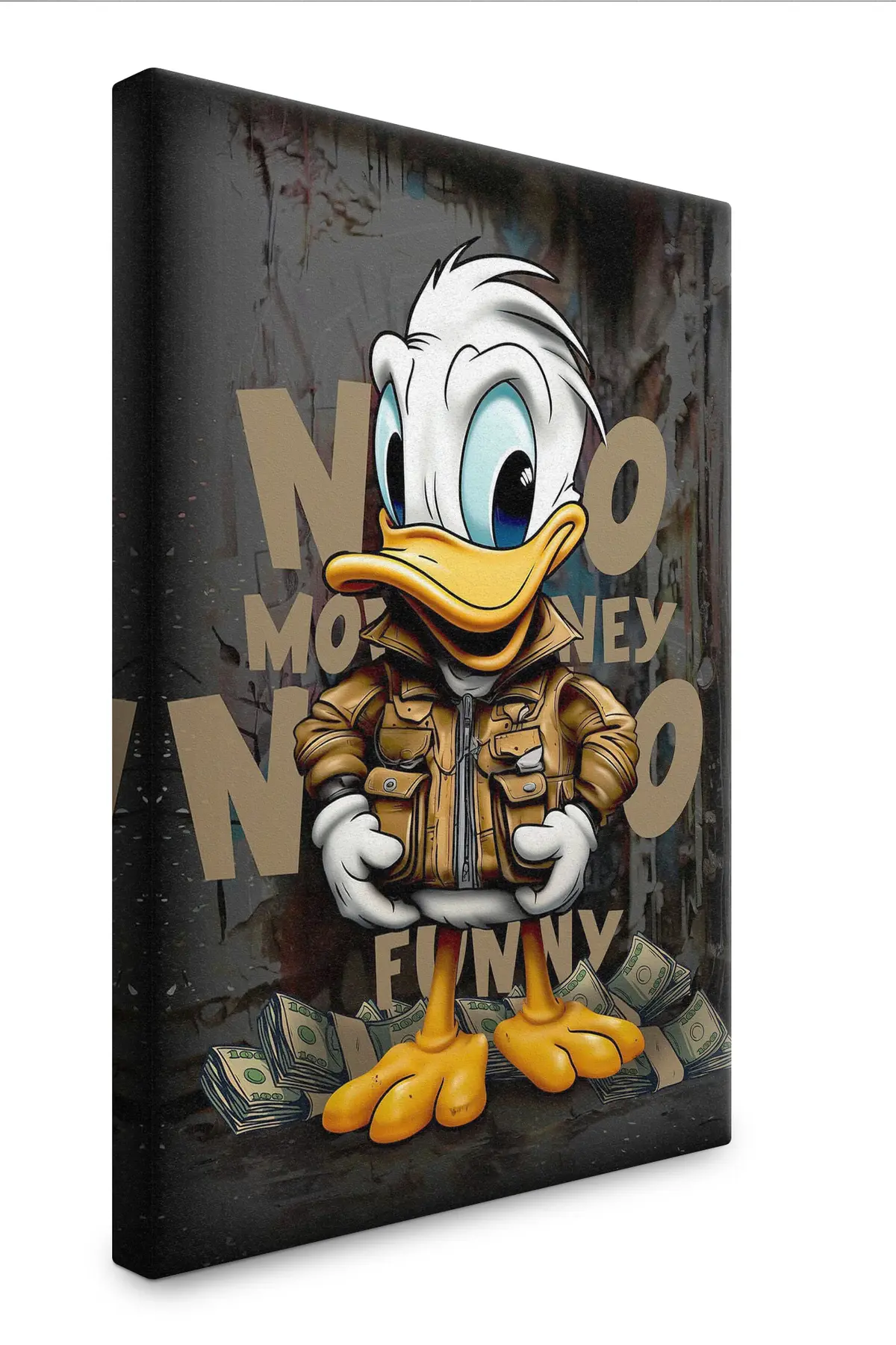  Schilderijen Donald Duck over graffiti s35194