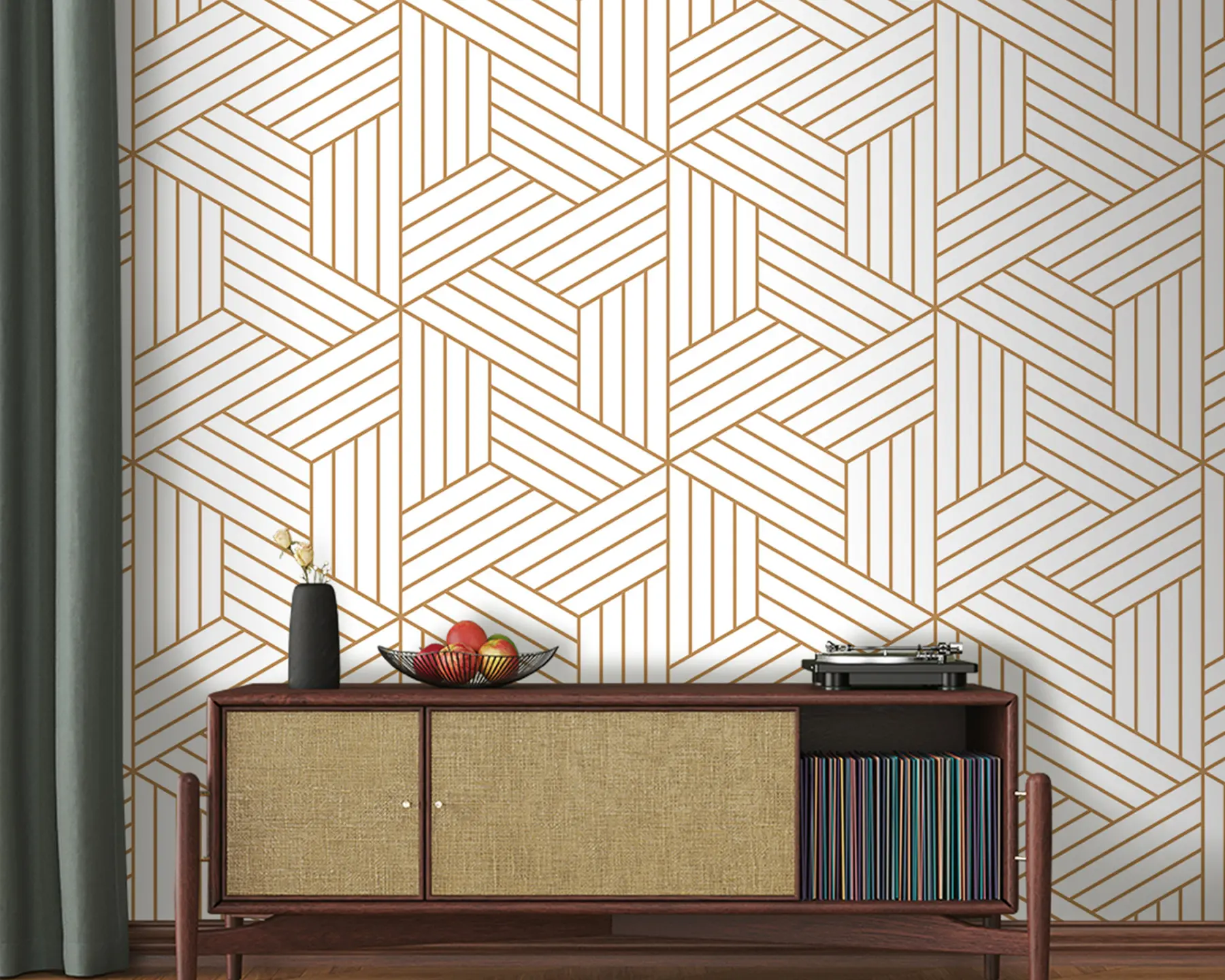 Fotobehang Art deco patroon u96426