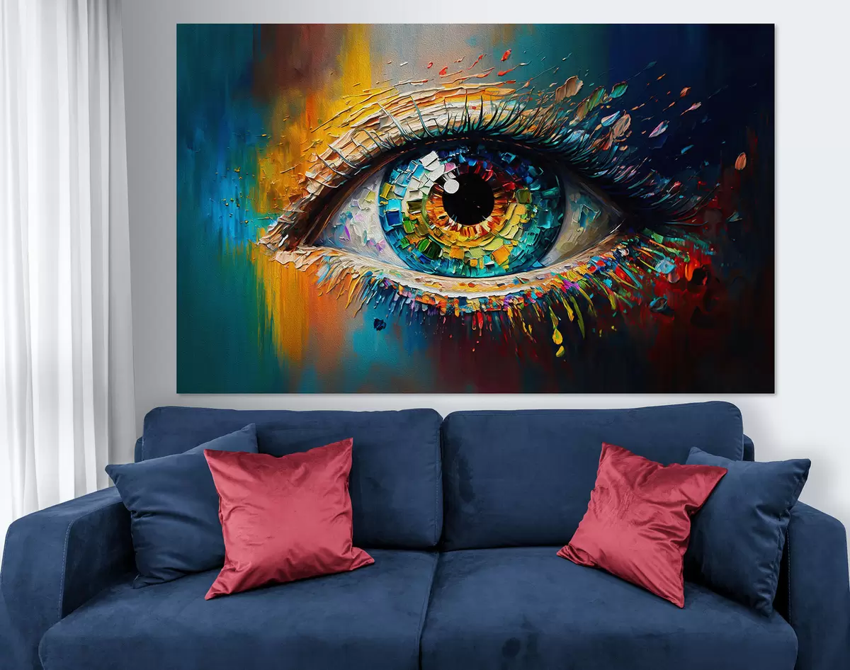  Peintures Abstraction de l'œil s34943