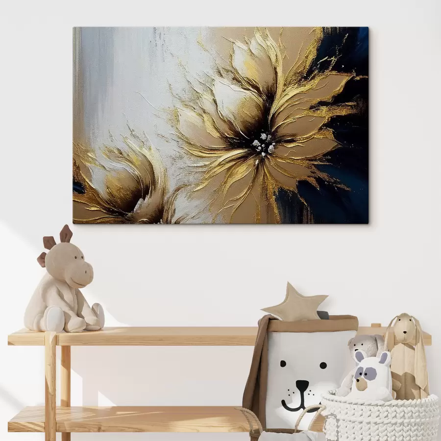  Peintures Fleurs abstraites s35383