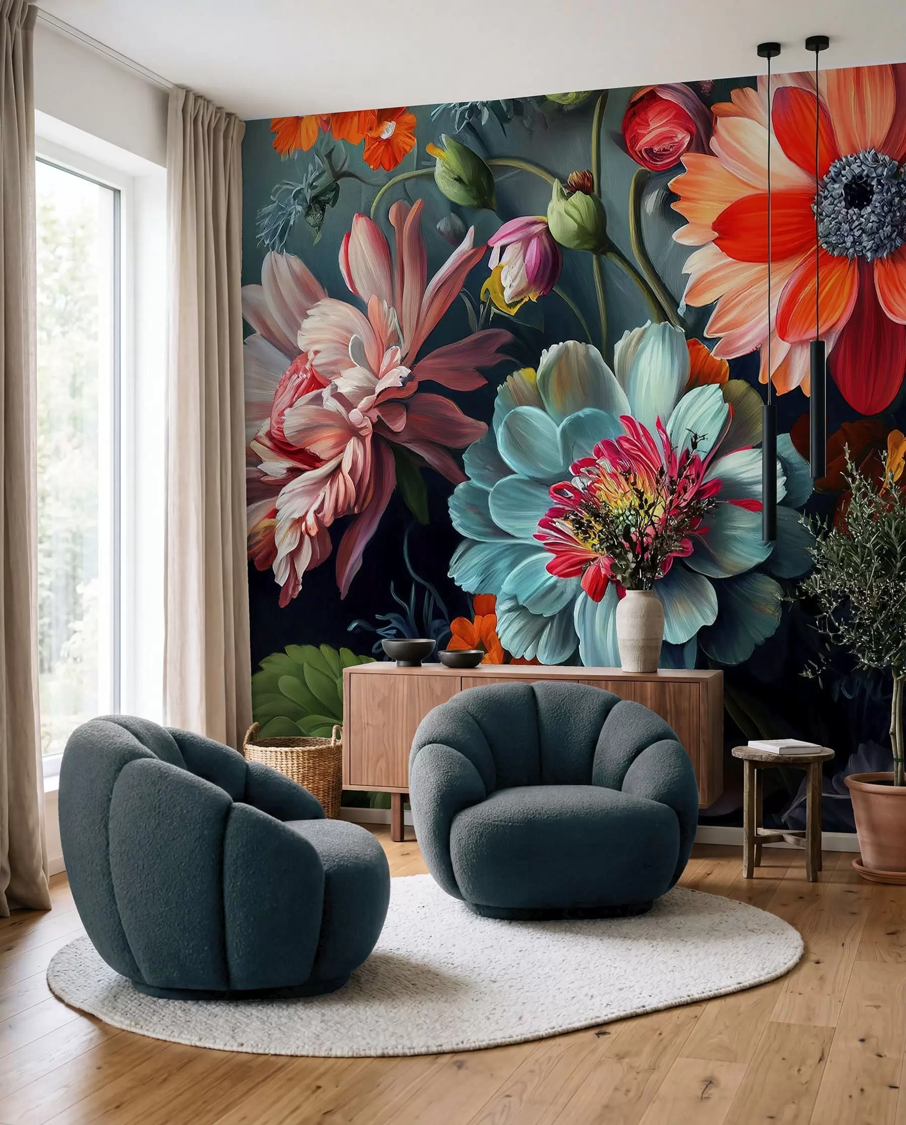Fotobehang Bloemenplons u96631