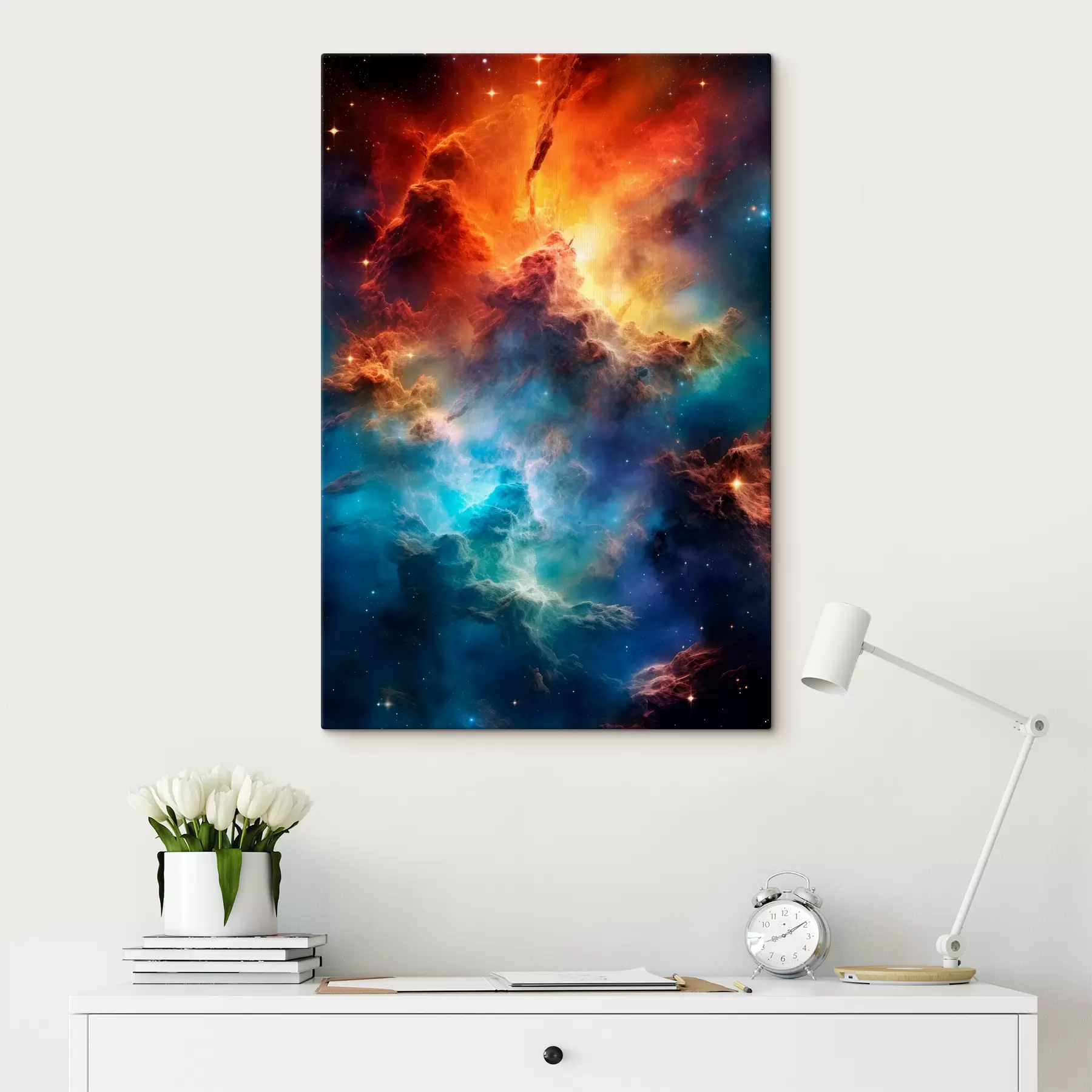 Papier peint photo Espace stellaire et brume nuageuse s35365