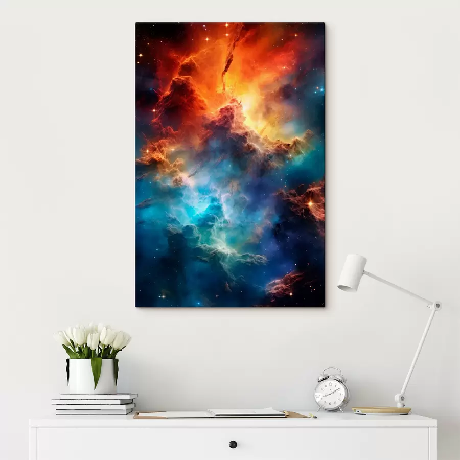  Peintures Espace stellaire et brume nuageuse s35365