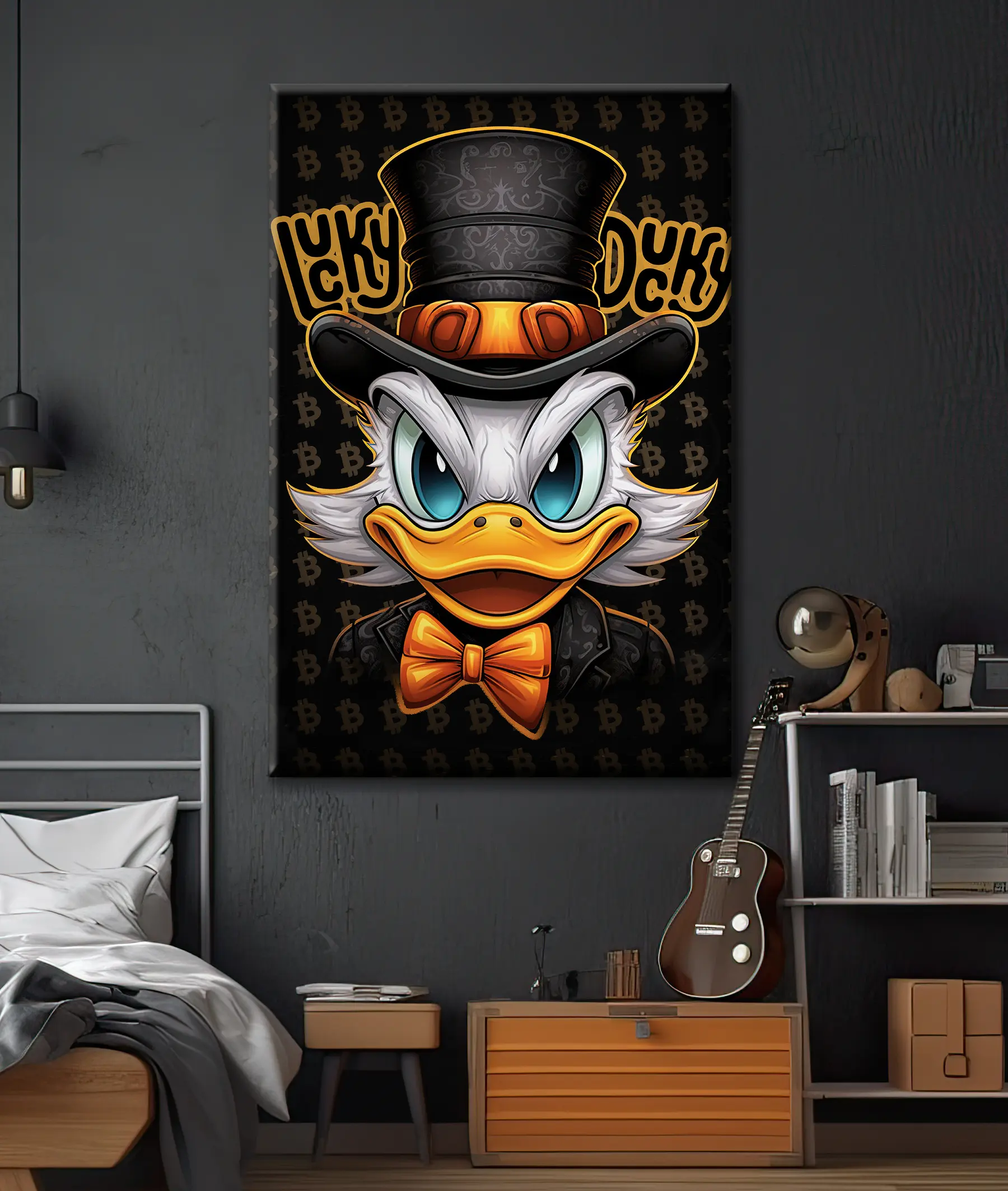 Fotobehang gelukkige eend donald duck s35465