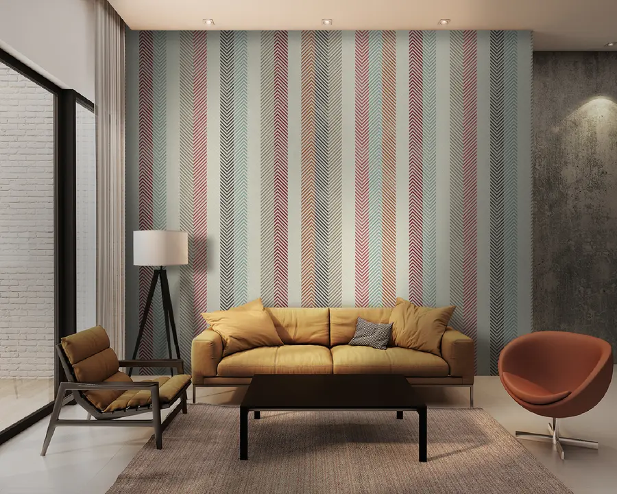 Papier peint photo Motif rayé u96798