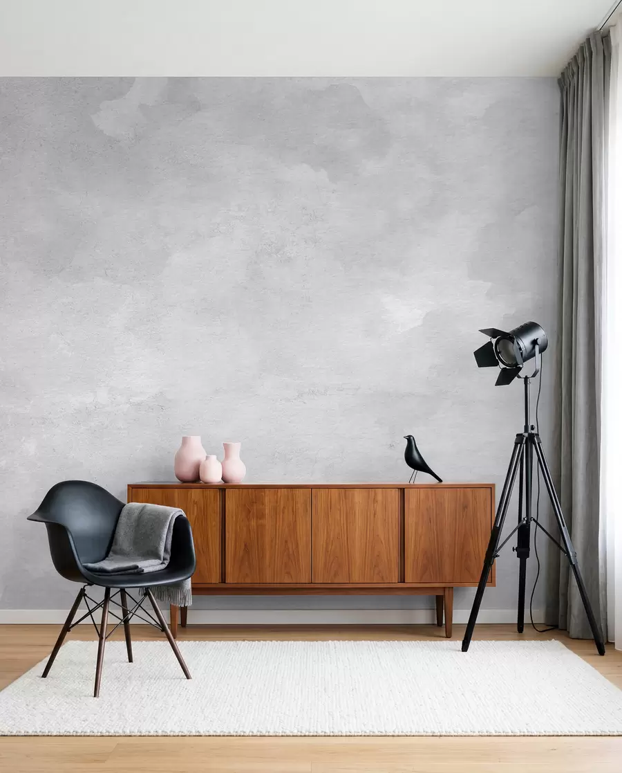 Fotobehang Grijs rokerig beton u97232