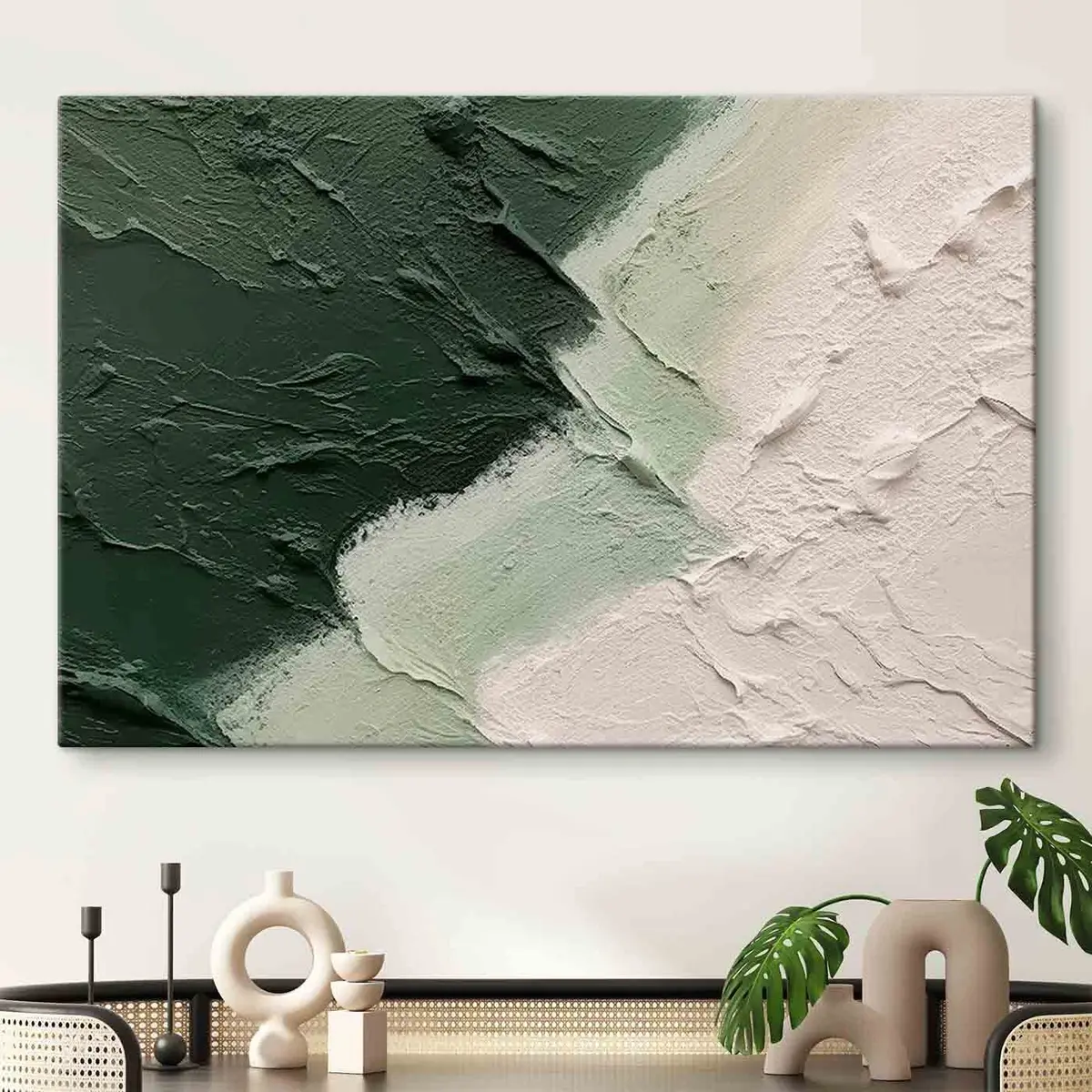  Peintures Illusion géométrique vintage dans un style minimaliste s35578