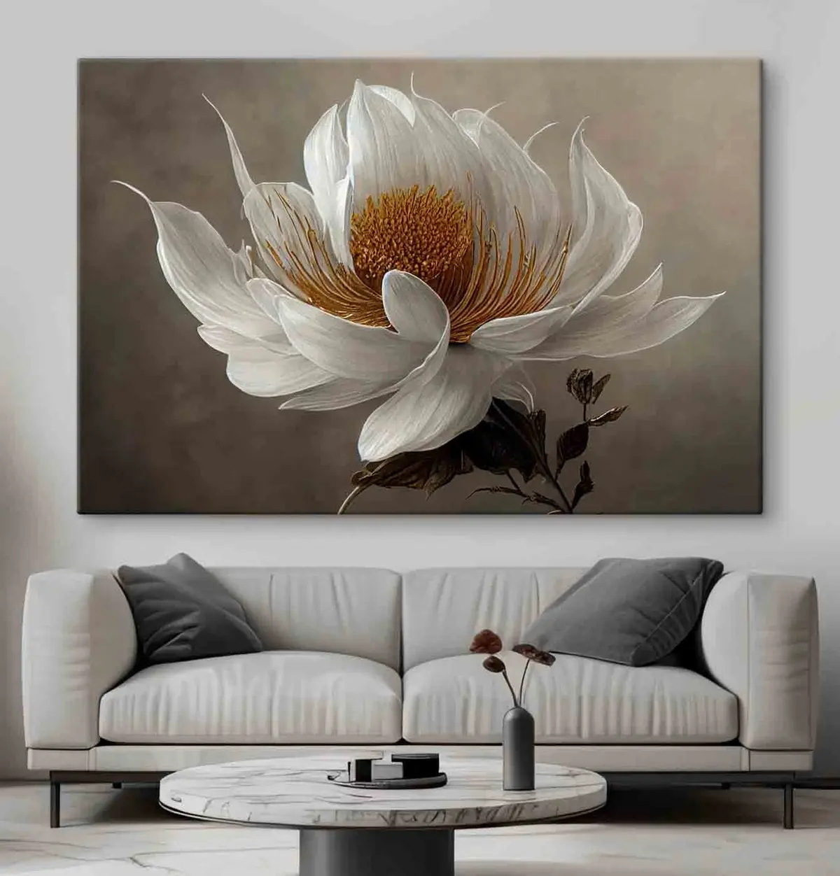  Peintures Une floraison élégante dans une lumière sereine s35725