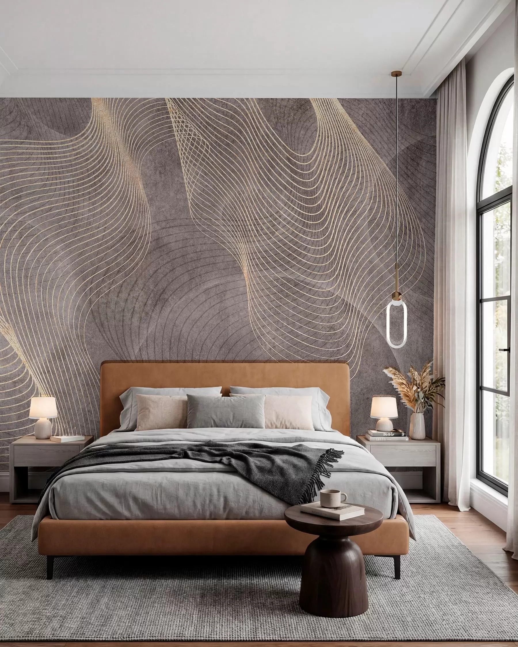 Fotobehang Geweven licht u97469