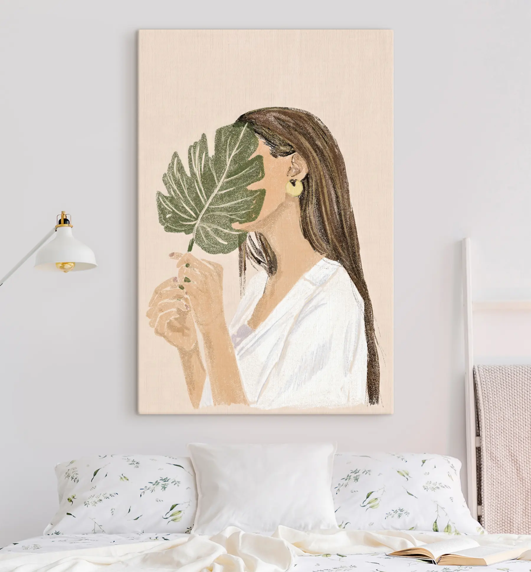 Fotobehang Abstract vrouwenportret in bohostijl s35800