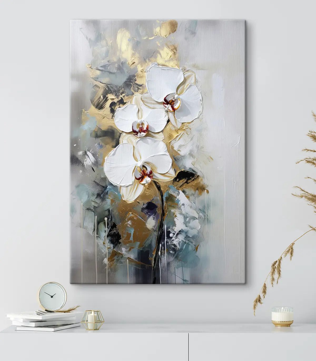  Peintures Orchidées blanches s35904