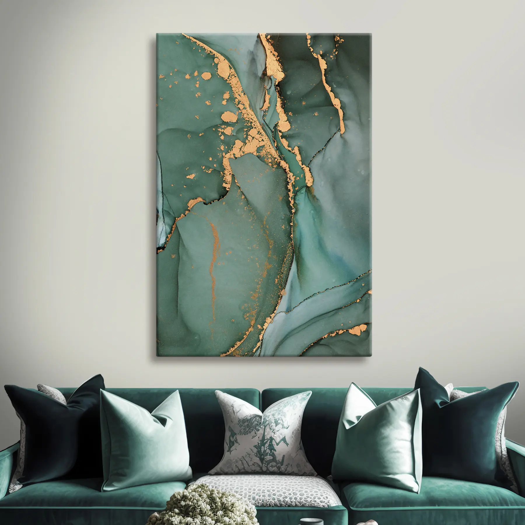  Peintures Marbre vert s35859