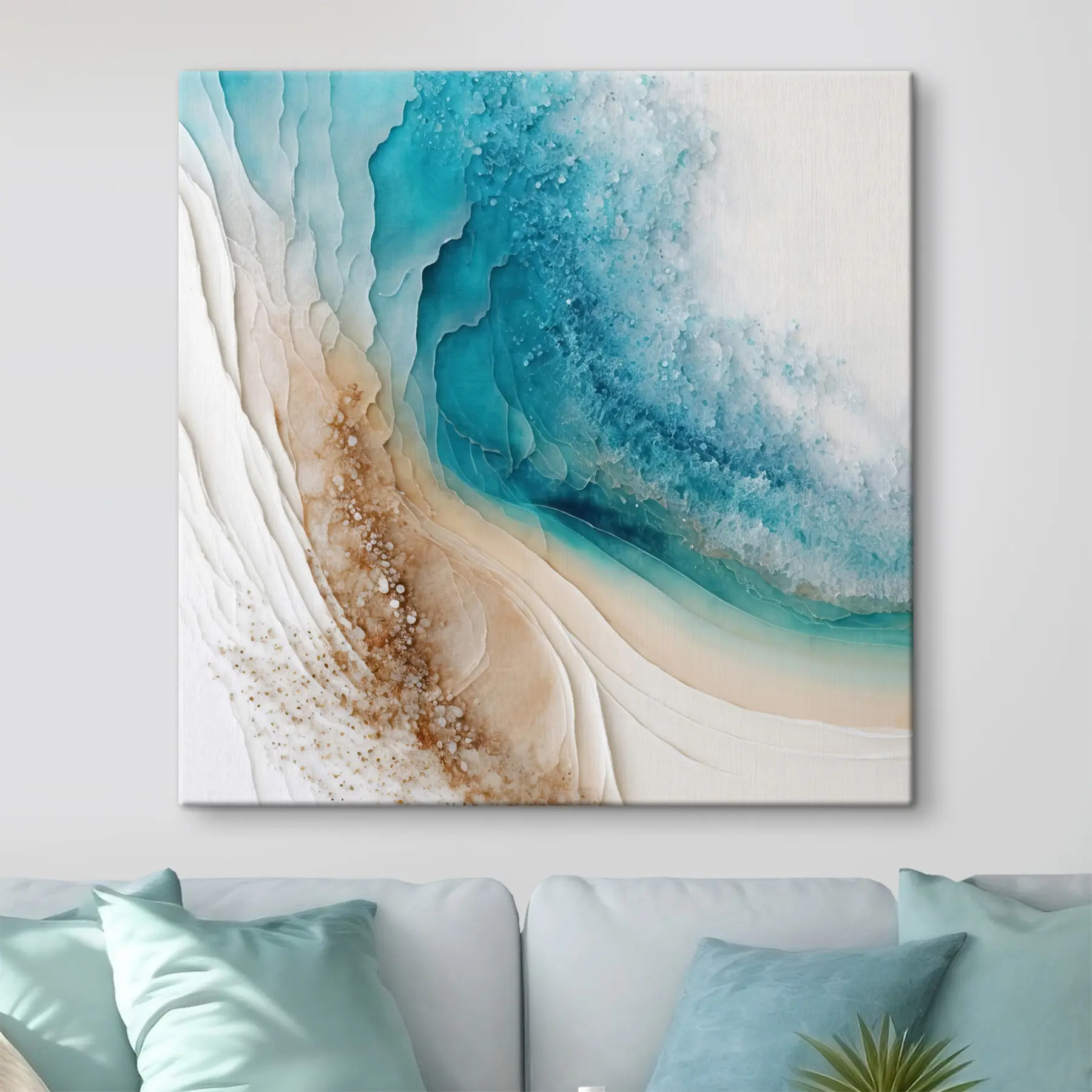  Peintures Plage et océan abstraits s36029