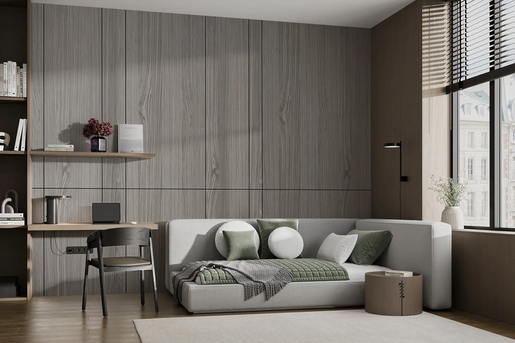 Fotobehang Houten panelen u97466