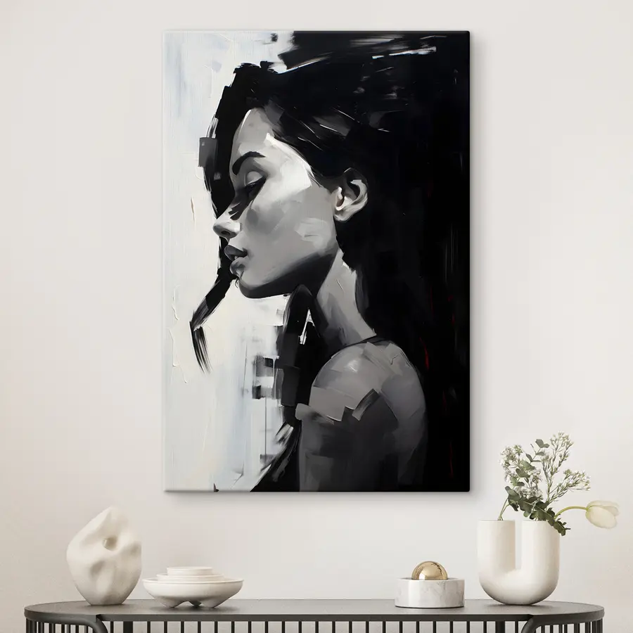  Peintures Un portrait sensuel d'une belle femme s36158