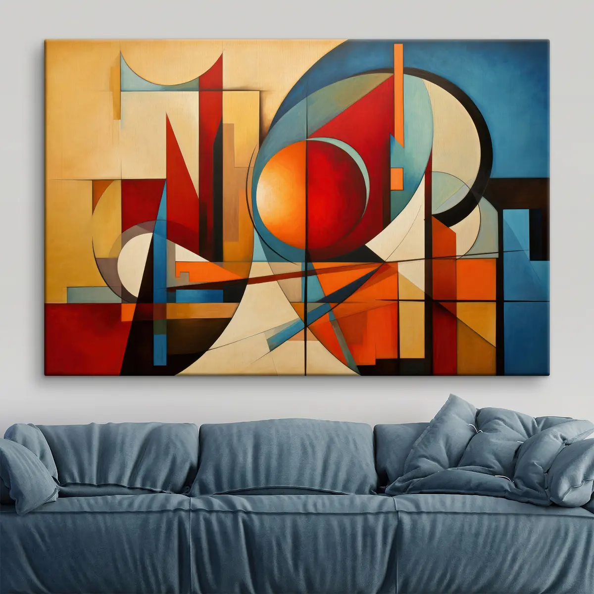  Peintures Abstraction à partir de formes géométriques s36302