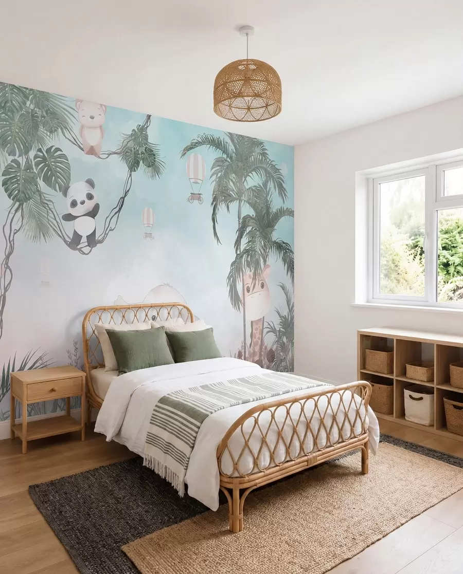 Fotobehang Schattige dieren voor een kinderkamer u98167