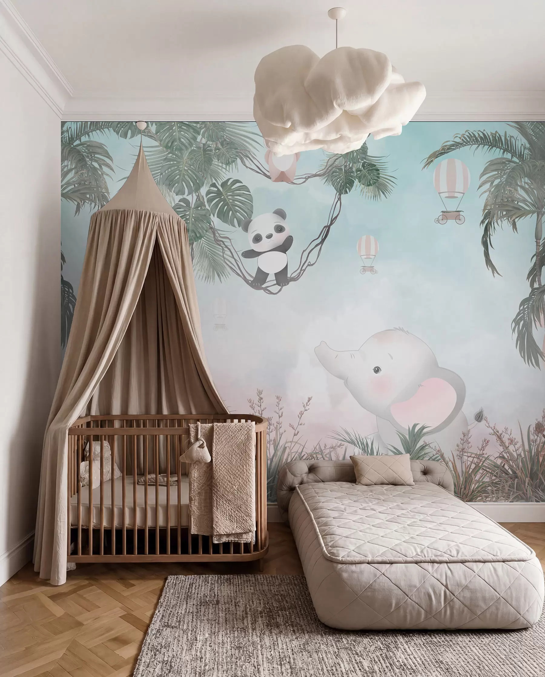 Fotobehang Schattige dieren voor een kinderkamer u98167