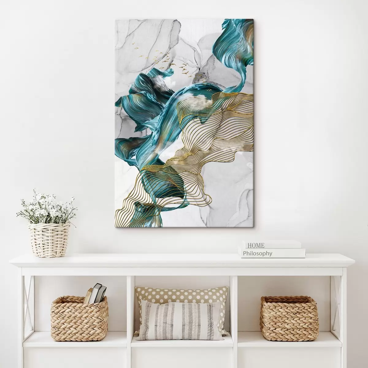  Peintures Vagues fantaisistes aux teintes vives s35797