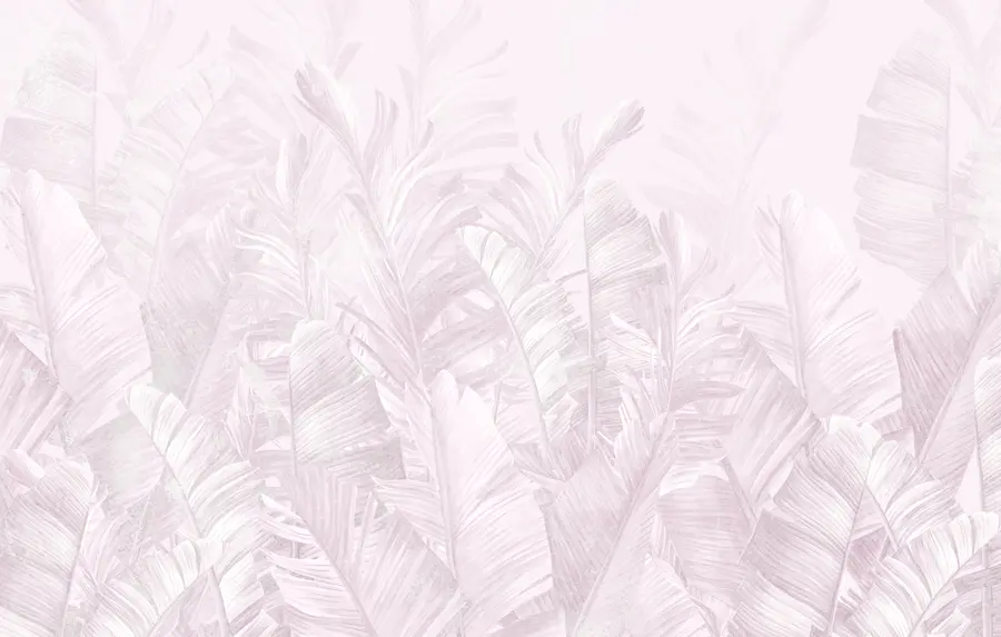 Fotobehang Hippe tropische roze bladeren u98951v1