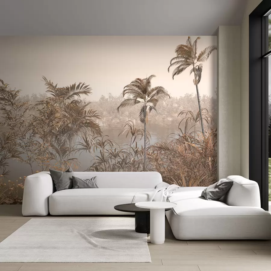 Papier peint photo Arbres et feuilles tropicaux u98929