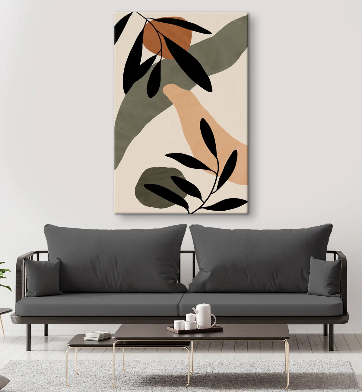  Peintures Éléments de design abstraits inspirés de la nature s36480