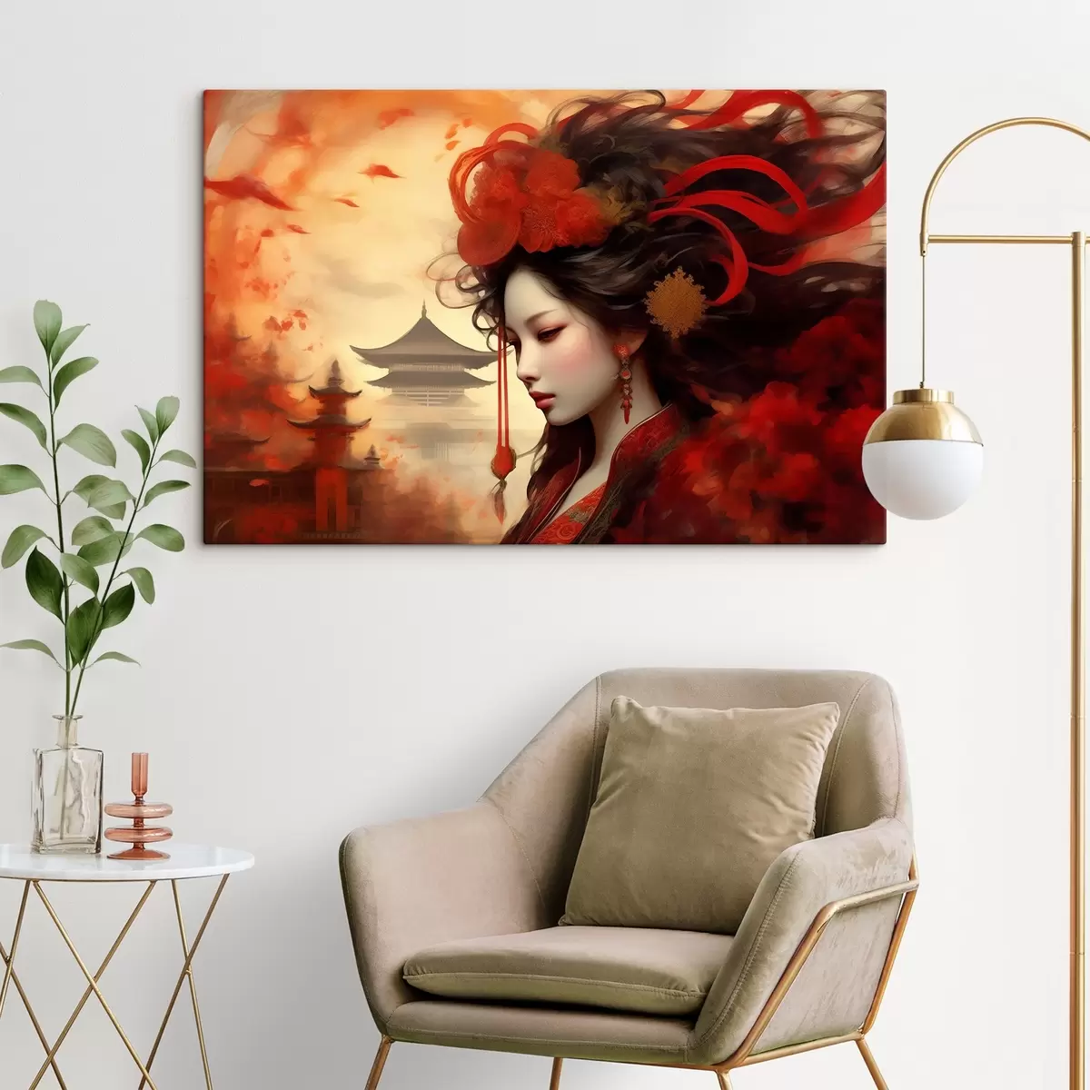  Peintures Une beauté majestueuse aux teintes éclatantes s36808