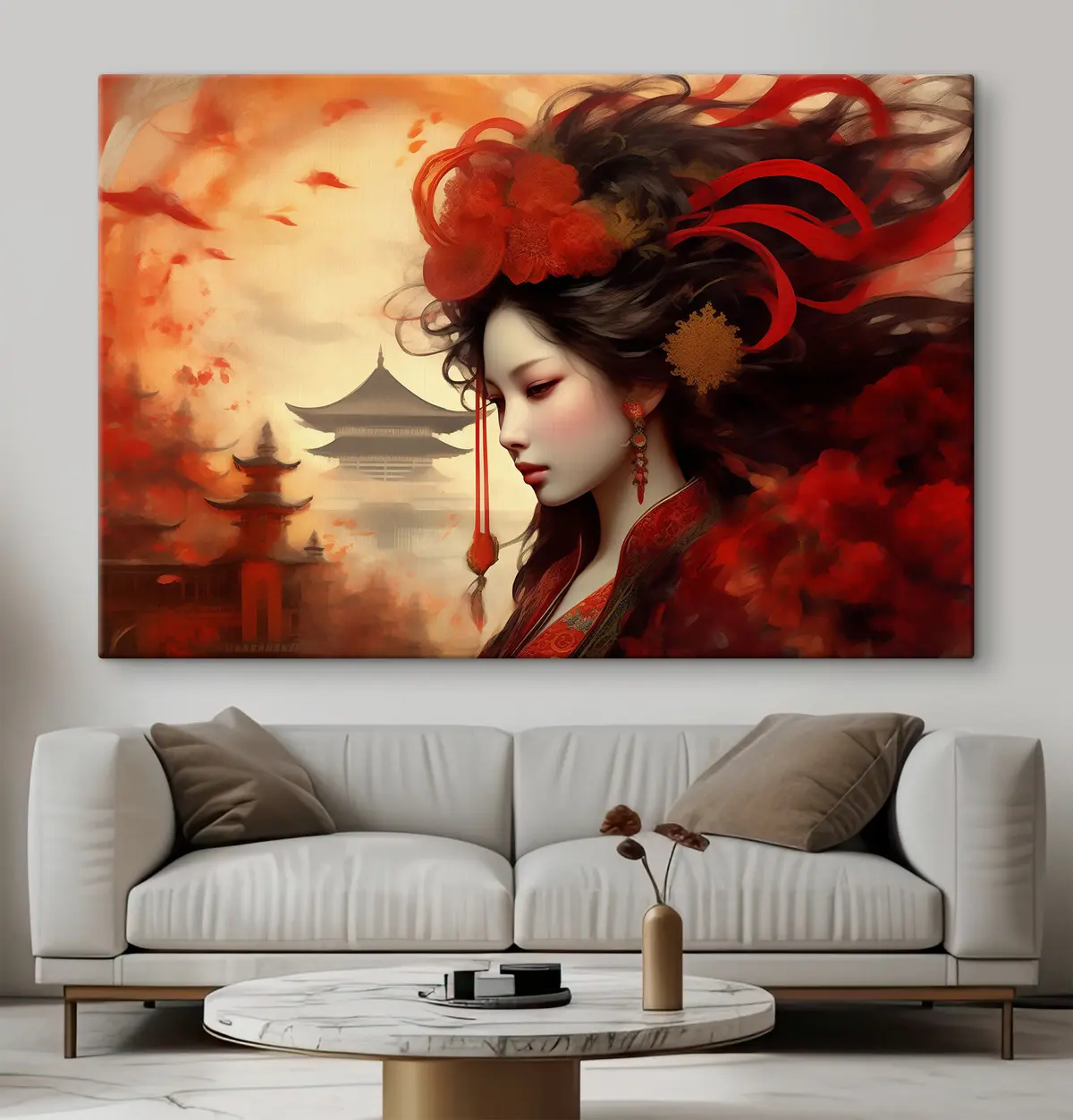  Peintures Une beauté majestueuse aux teintes éclatantes s36808