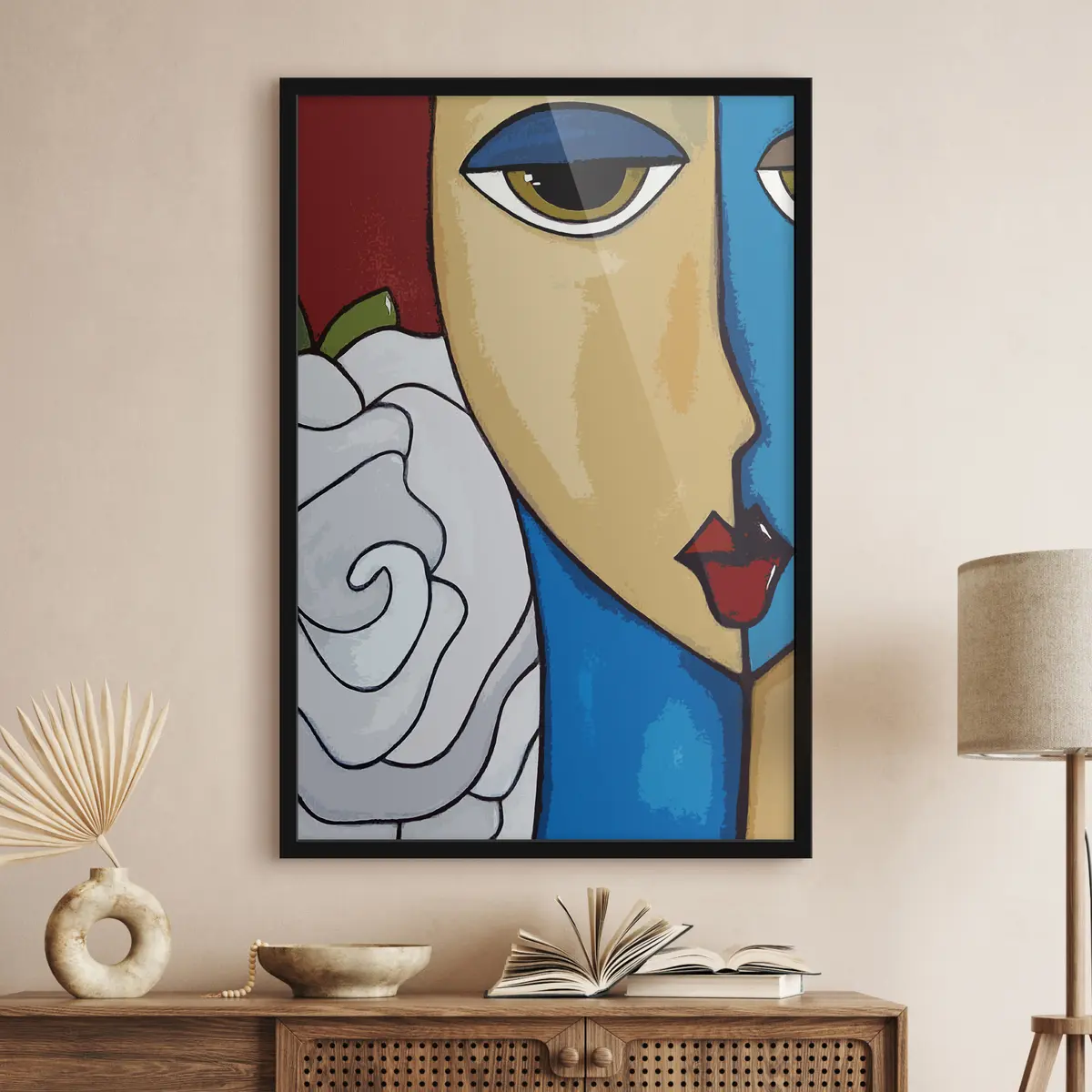 Affiche Dualité de la couleur et de l'émotion f03659