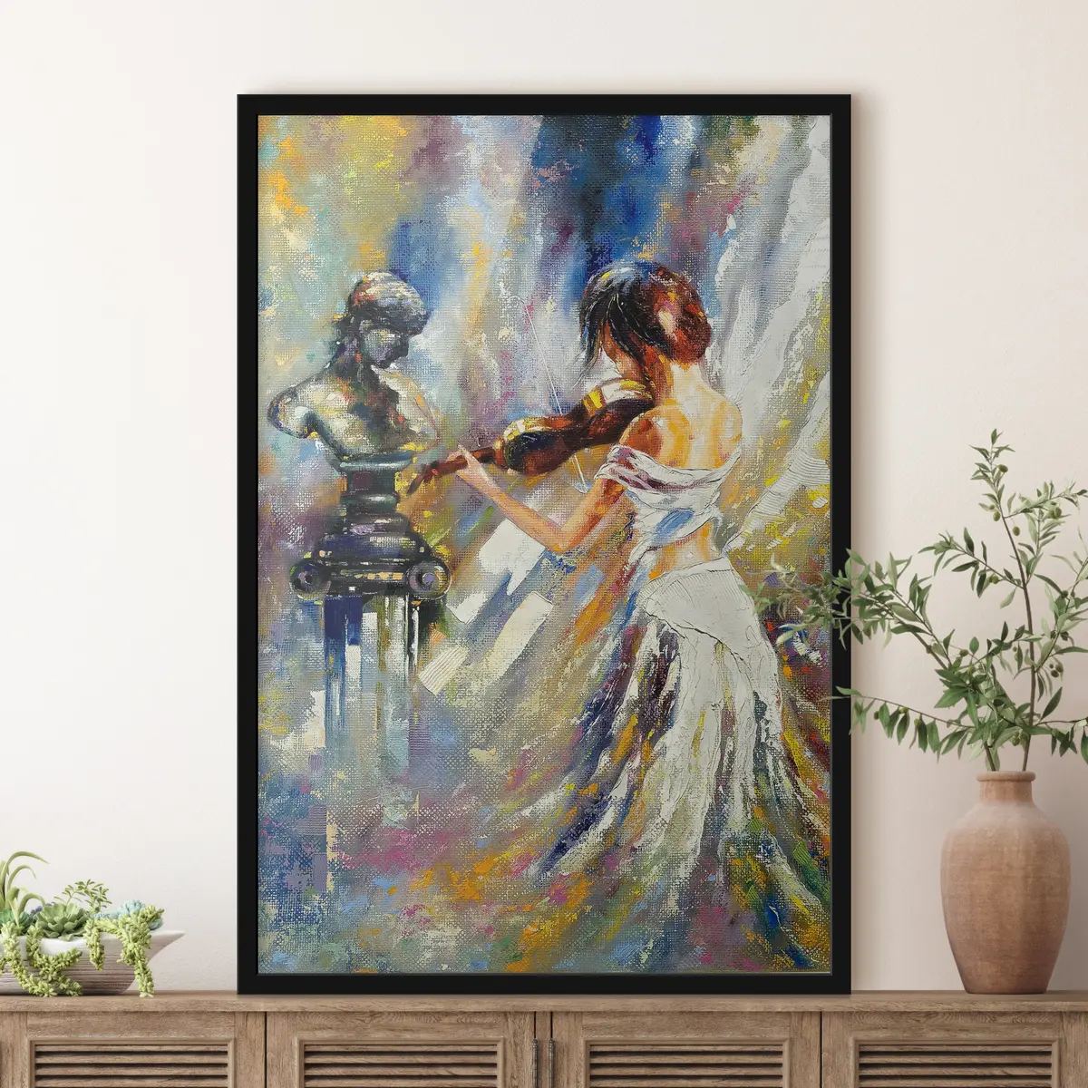 Poster Muzikale harmonie met artistieke uitstraling f04222