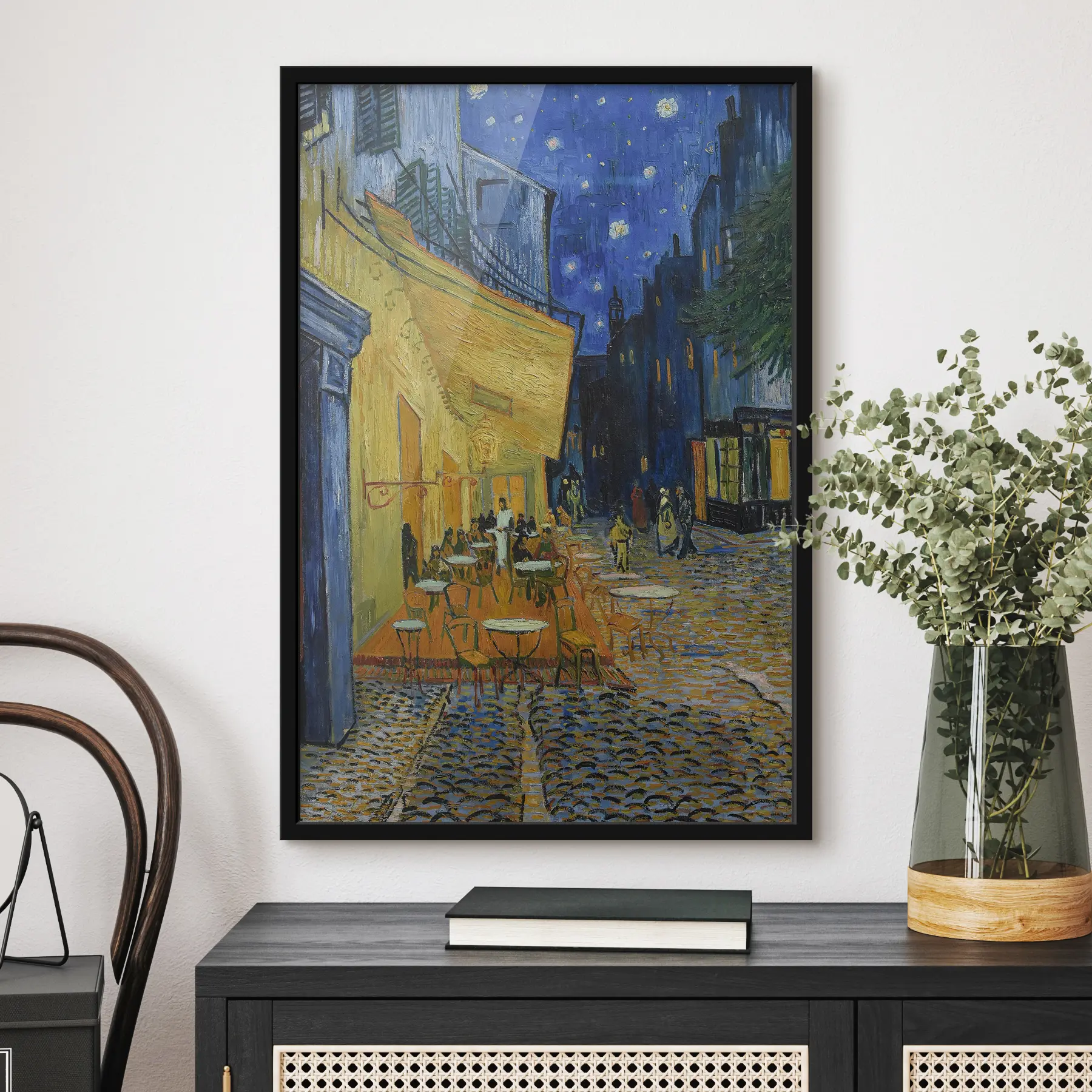  Schilderijen Sterrennacht in het bruisende stadsleven f12313