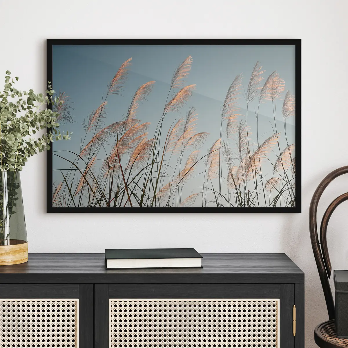 Affiche Une douce brise souffle à travers les hautes herbes f33593