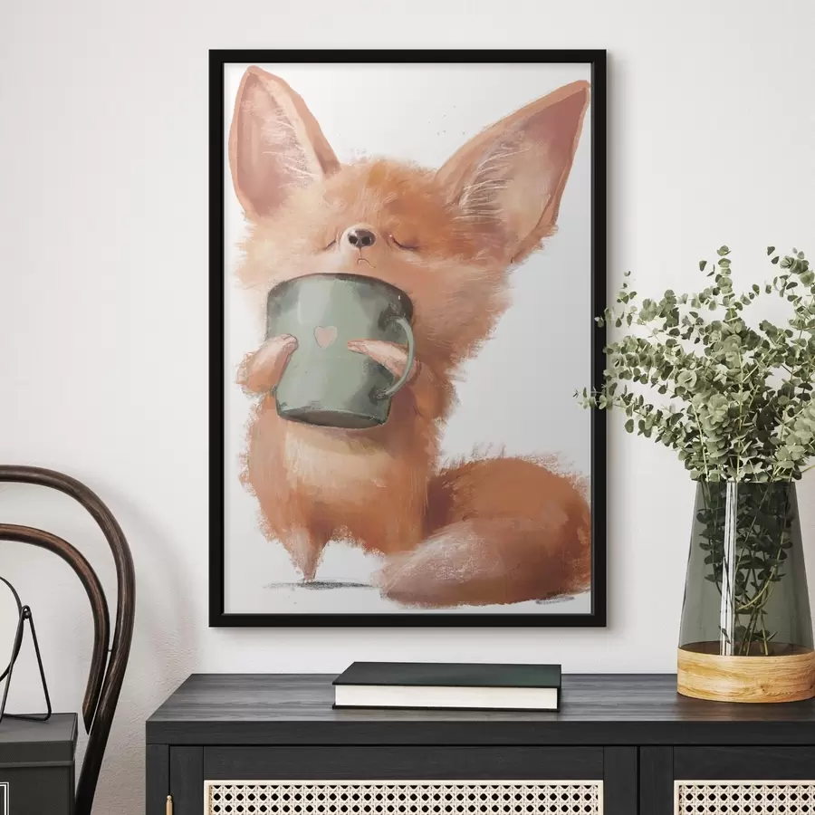 Papier peint photo Moments agréables avec une boisson chaude f35008