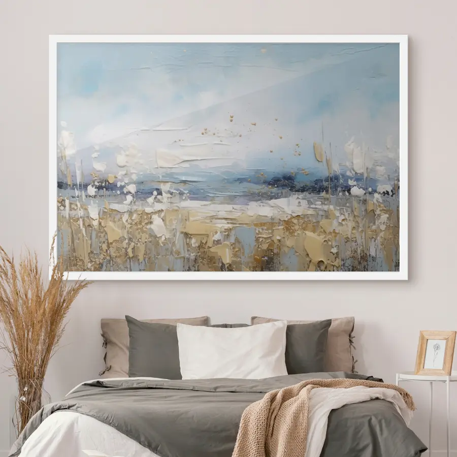 Fotobehang Sereen landschap met zachte pasteltinten f35430
