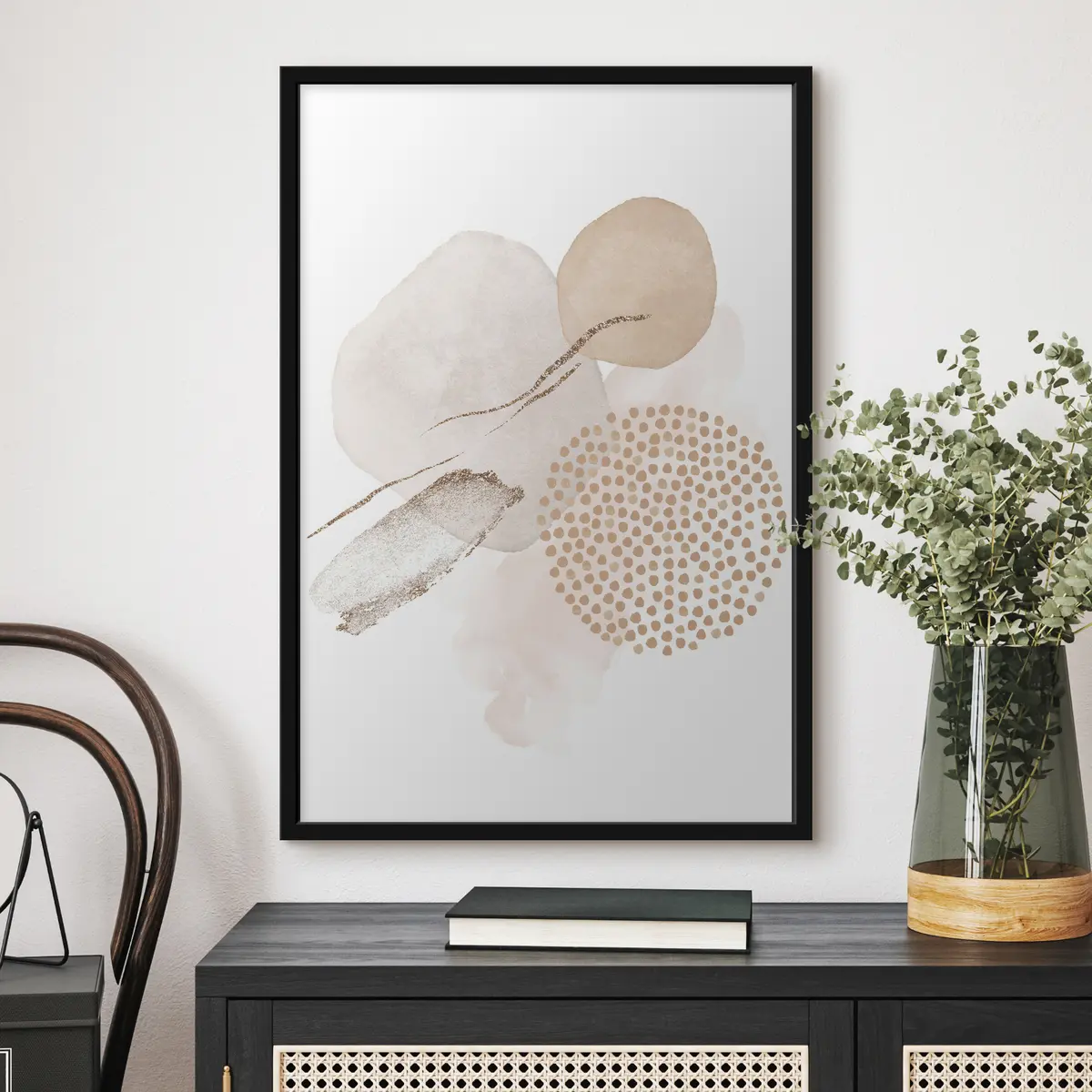 Affiche Des formes élégantes dans des teintes douces f35990