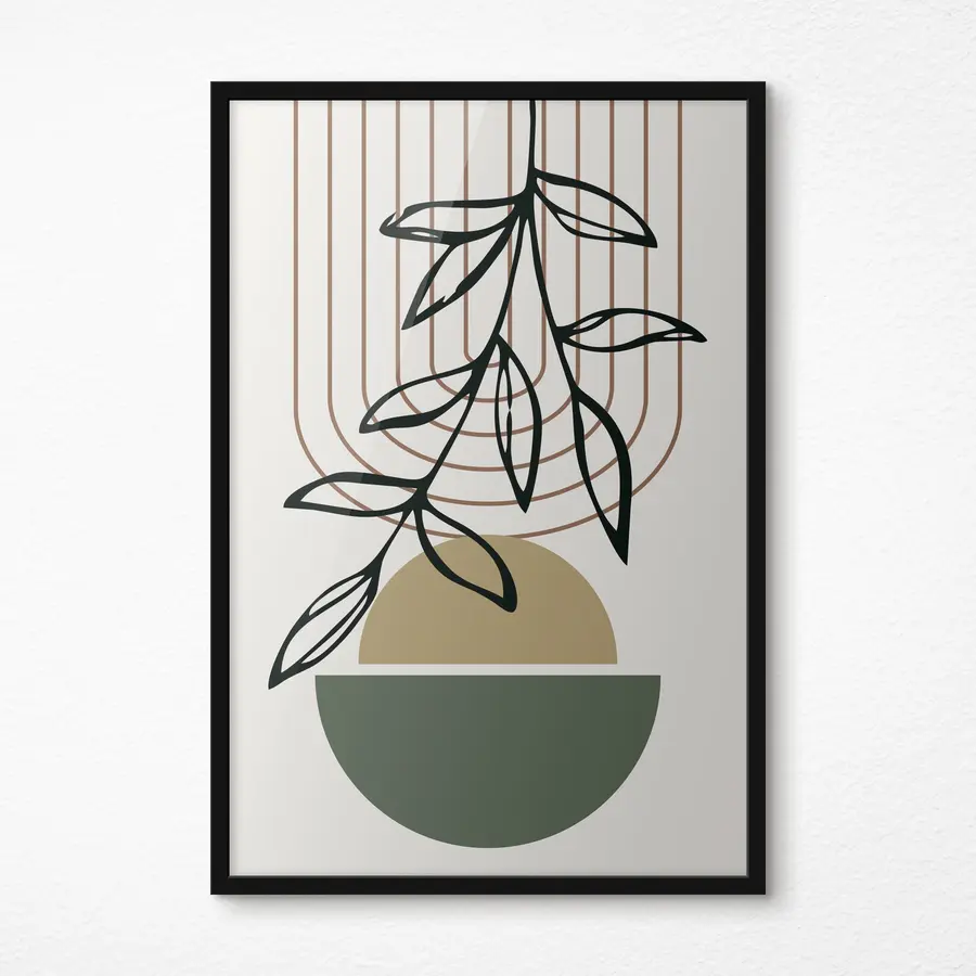 Fotobehang Abstract, door de natuur geïnspireerd artistiek ontwerp f36188