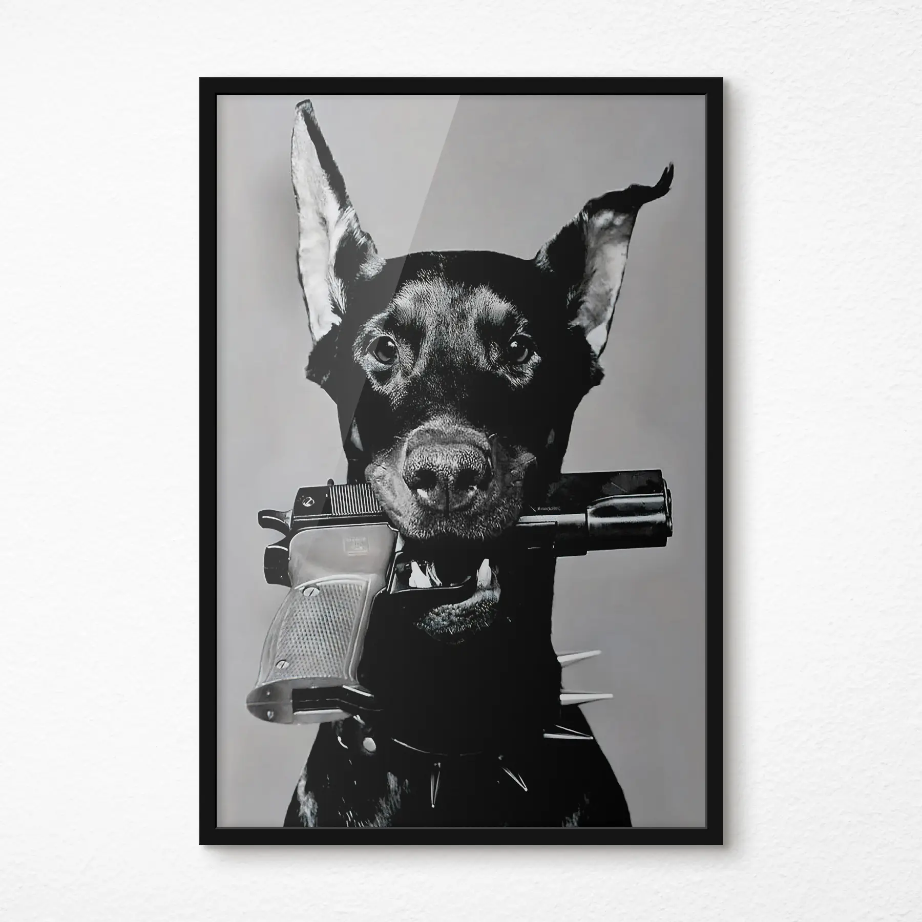  Schilderijen Waakhond klaar voor actie f36177