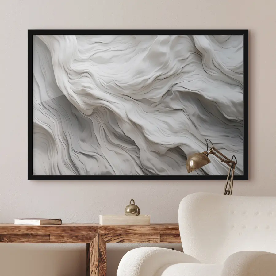 Fotobehang Getextureerde patronen in zachte, vloeiende vormen f36032